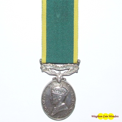 Efficiency Medal – Territorial - Pte. H Cant Efficiency Medal – Territorial - Pte. H Cant
