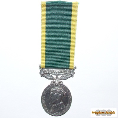 Efficiency Medal – Territorial - Gnr. J E Darmody - Click Image to Close