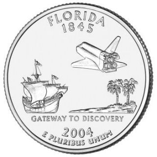 2004 - Florida State Quarter (D) - Click Image to Close
