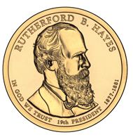 2011 (P) Presidential $1 Coin - Rutherford B Hayes