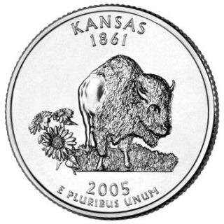 2005 - Kansas State Quarter (D) - Click Image to Close