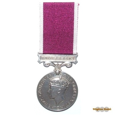 (image for) Army Long Service & Good Conduct - Bmbr. I Lowe