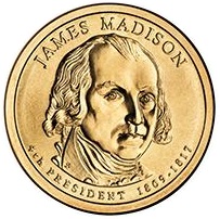 2007 (P) Presidential $1 Coin - James Madison