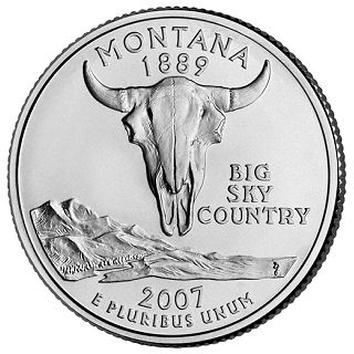 2007 - Montana State Quarter (P) - Click Image to Close