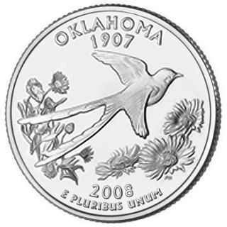 2008 - Oklahoma State Quarter (P)