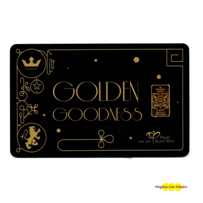 1g Gold Bar - Royal Dutch Mint - GOLDEN GODDESS (image for) 1g Gold Bar - Royal Dutch Mint - GOLDEN GODDESS