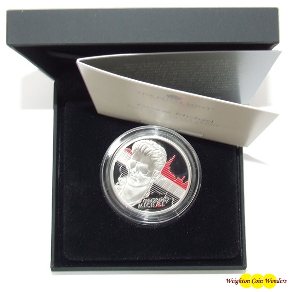 (image for) 2024 1oz Silver Proof Colour Coin - GEORGE MICHAEL
