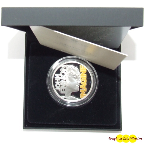 (image for) 2025 1oz Silver Proof Colour Coin - JOHN LENNON