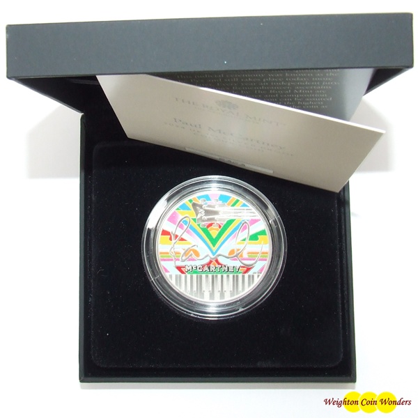 (image for) 2024 1oz Silver Proof Colour Coin - PAUL McCARTNEY