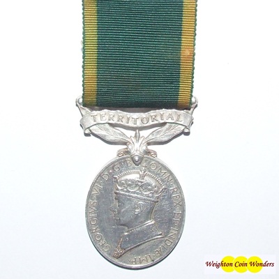 Efficiency Medal – Territorial - C. McF. Robertson Efficiency Medal – Territorial - C. McF. Robertson