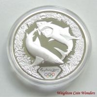 2000 $5 Silver Proof - Sydney 2000 - The Great White Shark