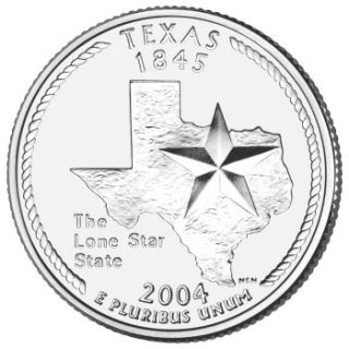2004 - Texas State Quarter (P) - Click Image to Close