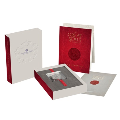(image for) 1oz Silver Proof - The Great Seals of the Realm - KING HENRY VIII