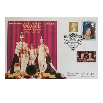 1997 Diamond Jubilee George VI 3-Pence Coronation Coin